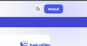 Screenshot langkah 2: Pilih Opsi Pendaftaran atau Login
