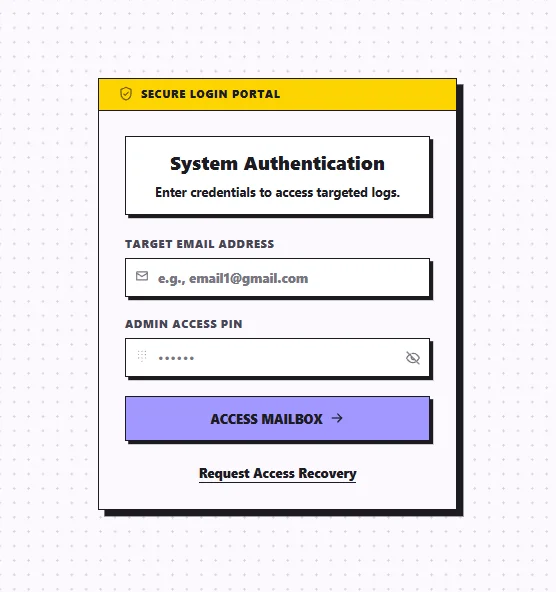 Screenshot langkah 4: Langkah 4 — Buka Mailbox OTP Sekalipay