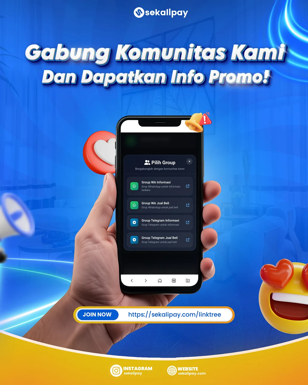 Jangan sampai ketinggalan info promo terbaru 🔔